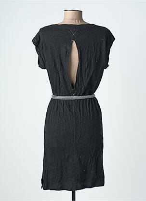 Robe courte manches courtes manches courtes noir DEELUXE femme