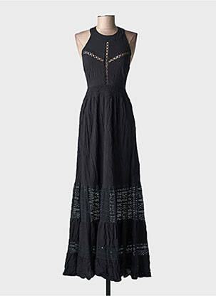Robe longue sans manche sans manche noir MOLLY BRACKEN femme
