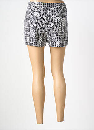 Short fermeture zippée sous rabat avec crochet taille normale bleu MAJOLICA femme