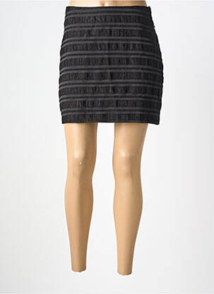 Jupe courte taille à pinces noir SWEEWË femme