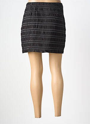 Jupe courte taille à pinces noir SWEEWË femme