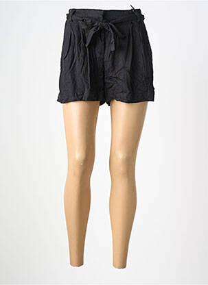 Short fermeture zippée sous rabat avec crochet taille normale noir GUESS femme