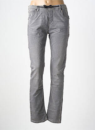Jeans coupe slim stretch gris KAPORAL garçon