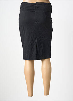 Jupe mi-longue stretch noir SWEEWË femme