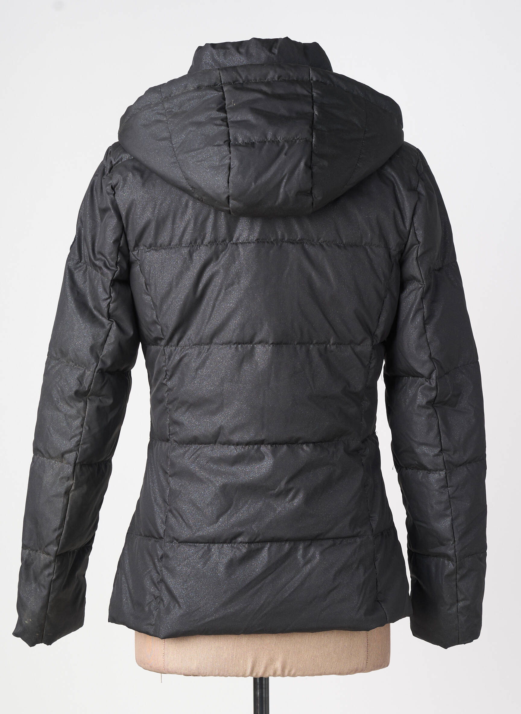 Doudoune manches longues a capuche noir LPB LES PETITES BOMBES  femme