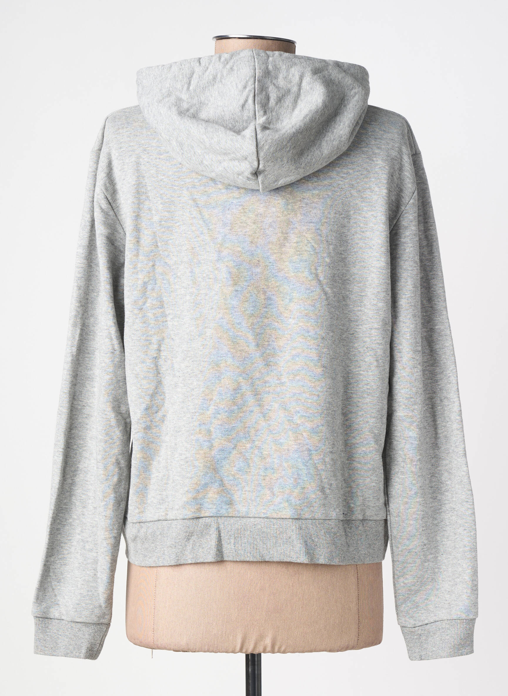 Sweat-shirt à capuche poches manches longues gris LPB LES PETITES BOMBES  femme