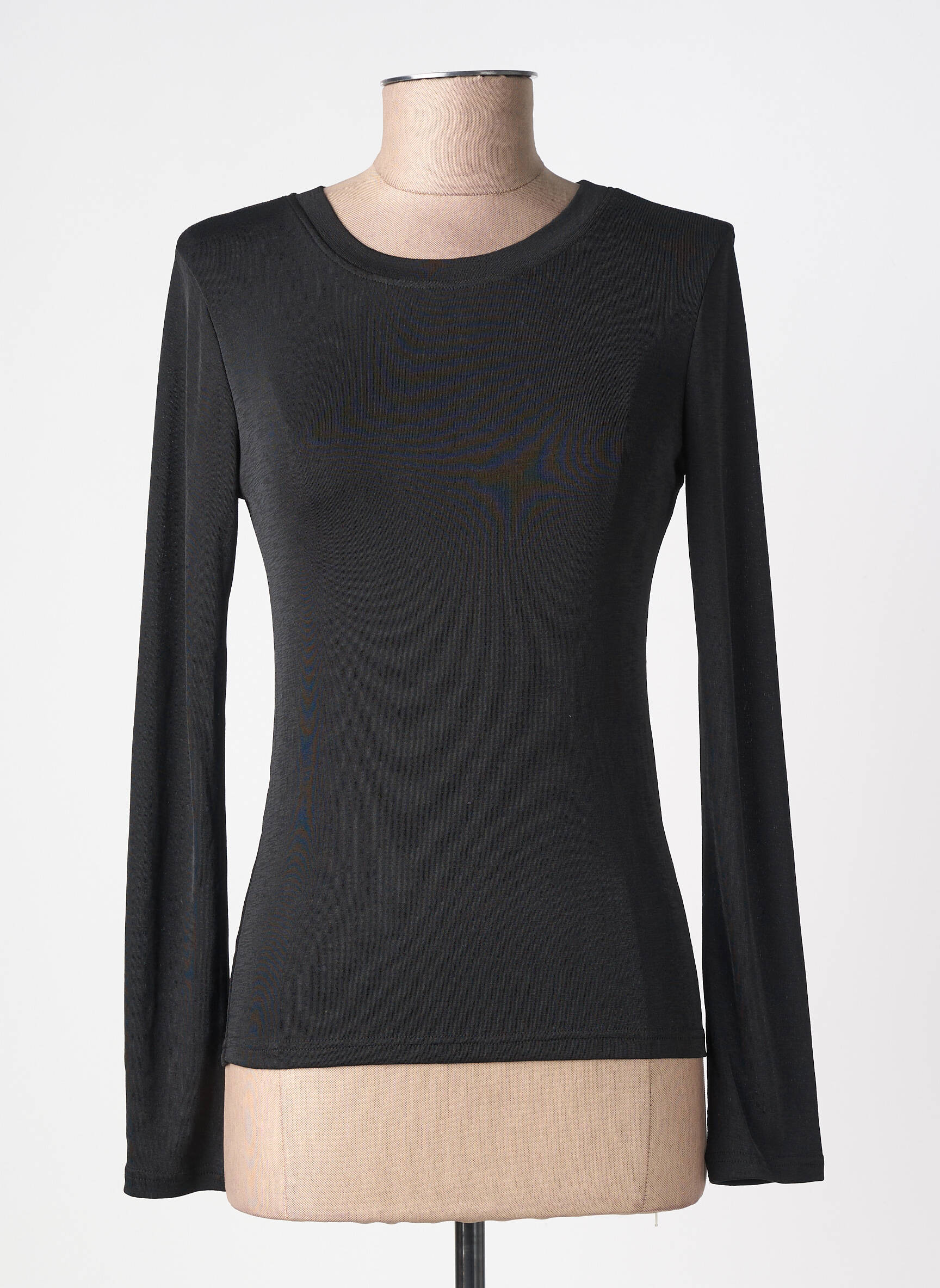 T-shirt manches longues manches longues noir LILI SIDONIO femme