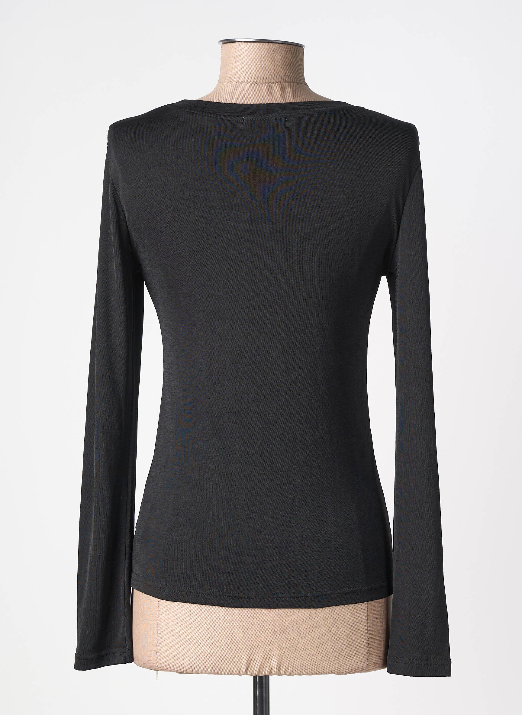 T-shirt manches longues manches longues noir LILI SIDONIO femme