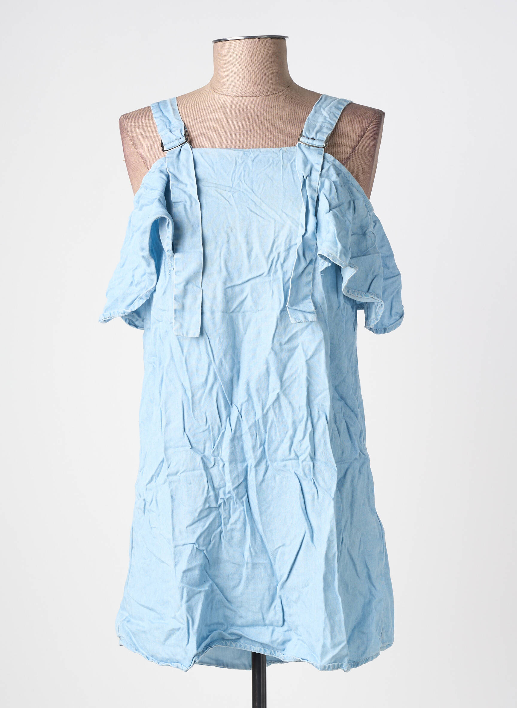 Tunique manches longues manches 3/4 bleu GUESS femme
