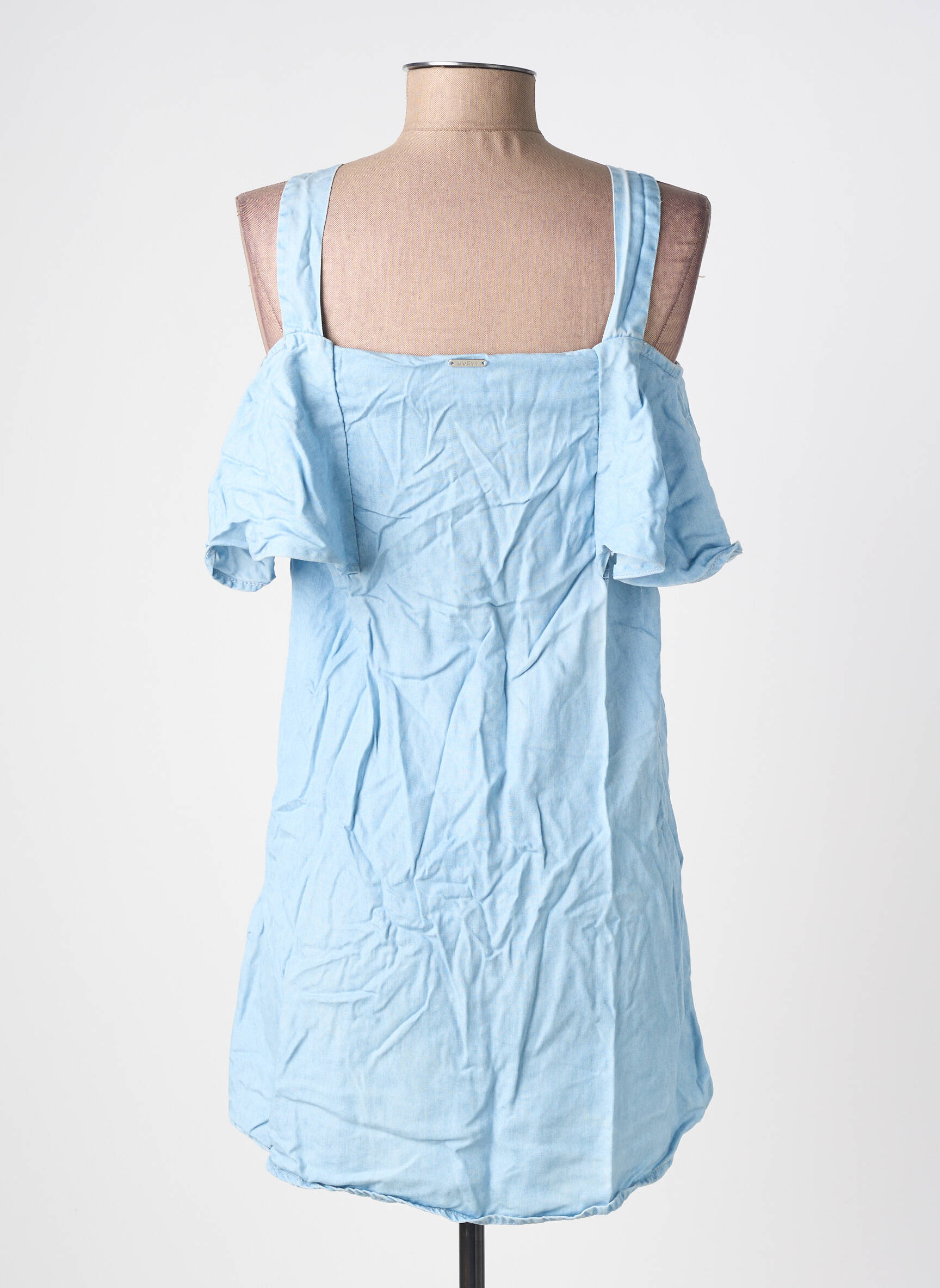 Tunique manches longues manches 3/4 bleu GUESS femme