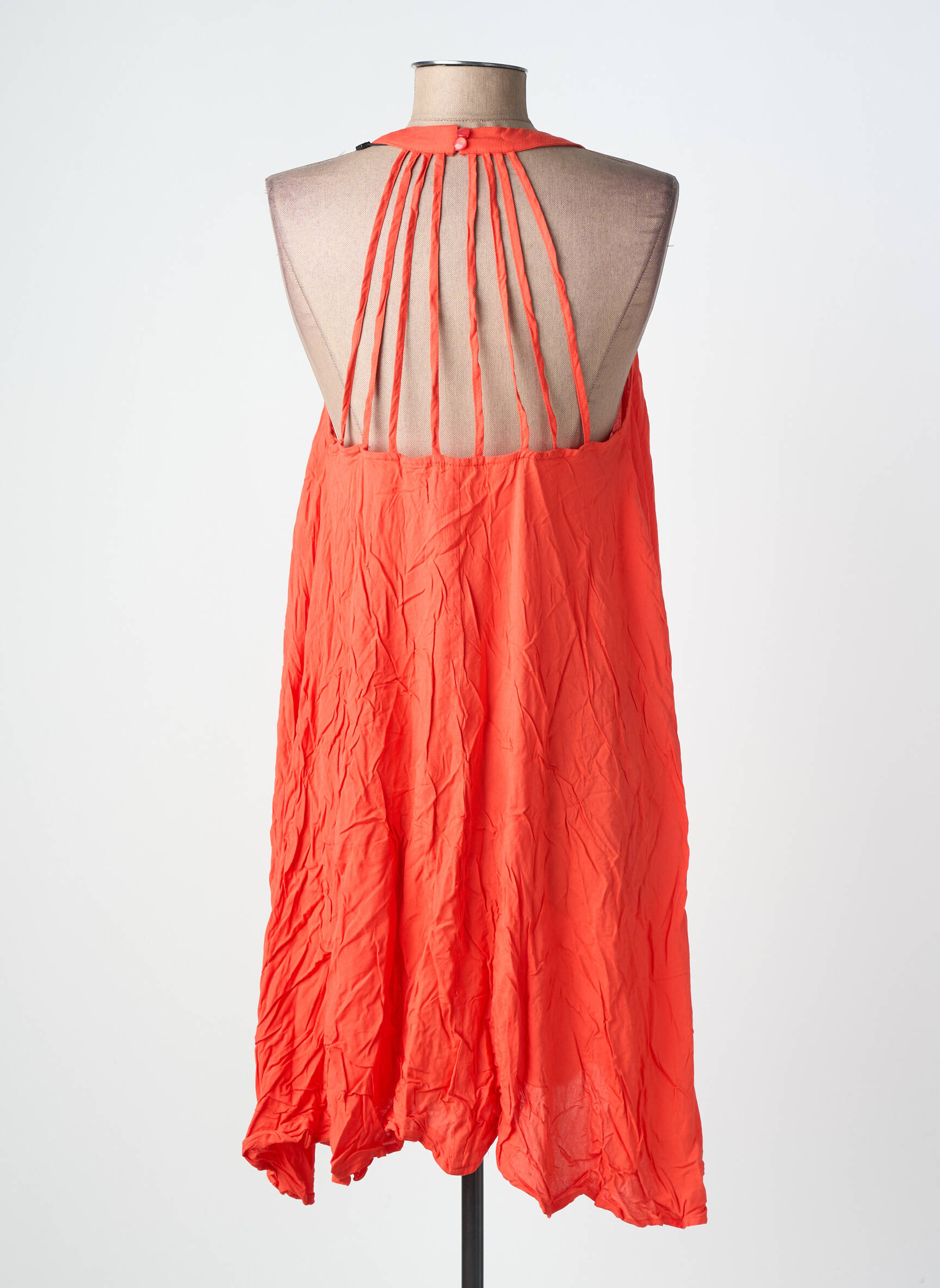 Robe courte sans manche sans manche rouge MOLLY BRACKEN femme