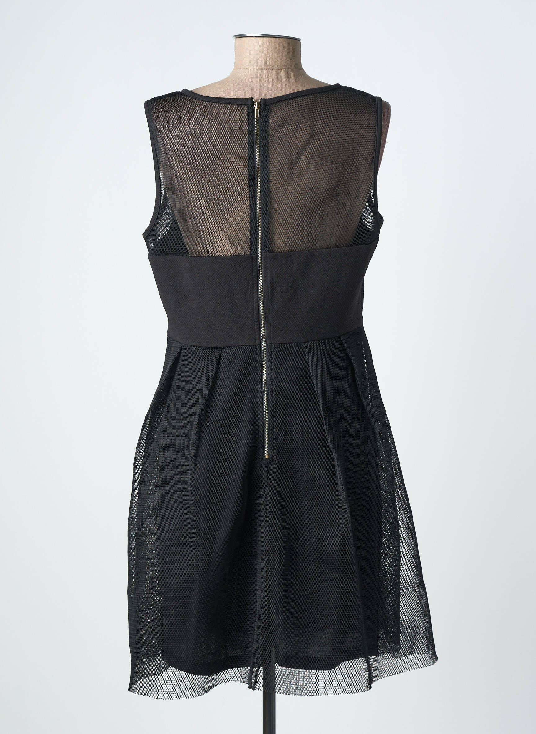 Robe courte sans manche sans manche noir MOLLY BRACKEN femme