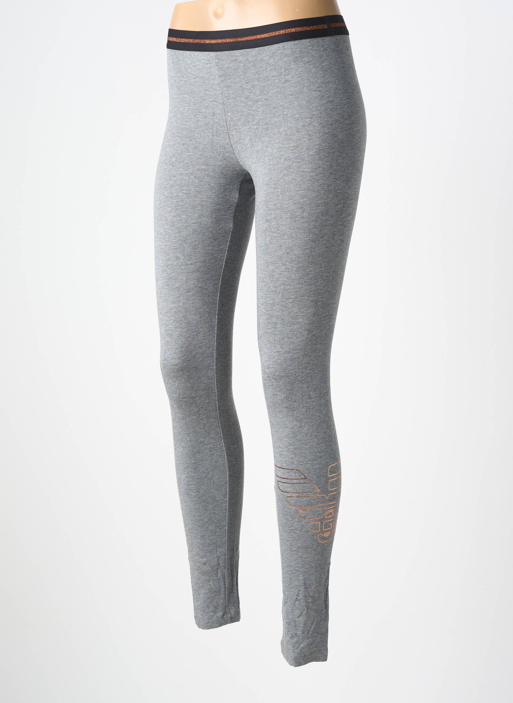 Legging taille normale taille normale gris EMPORIO ARMANI femme