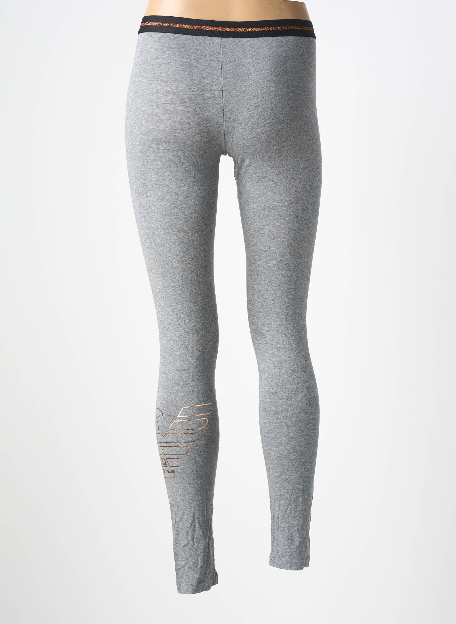 Legging taille normale taille normale gris EMPORIO ARMANI femme