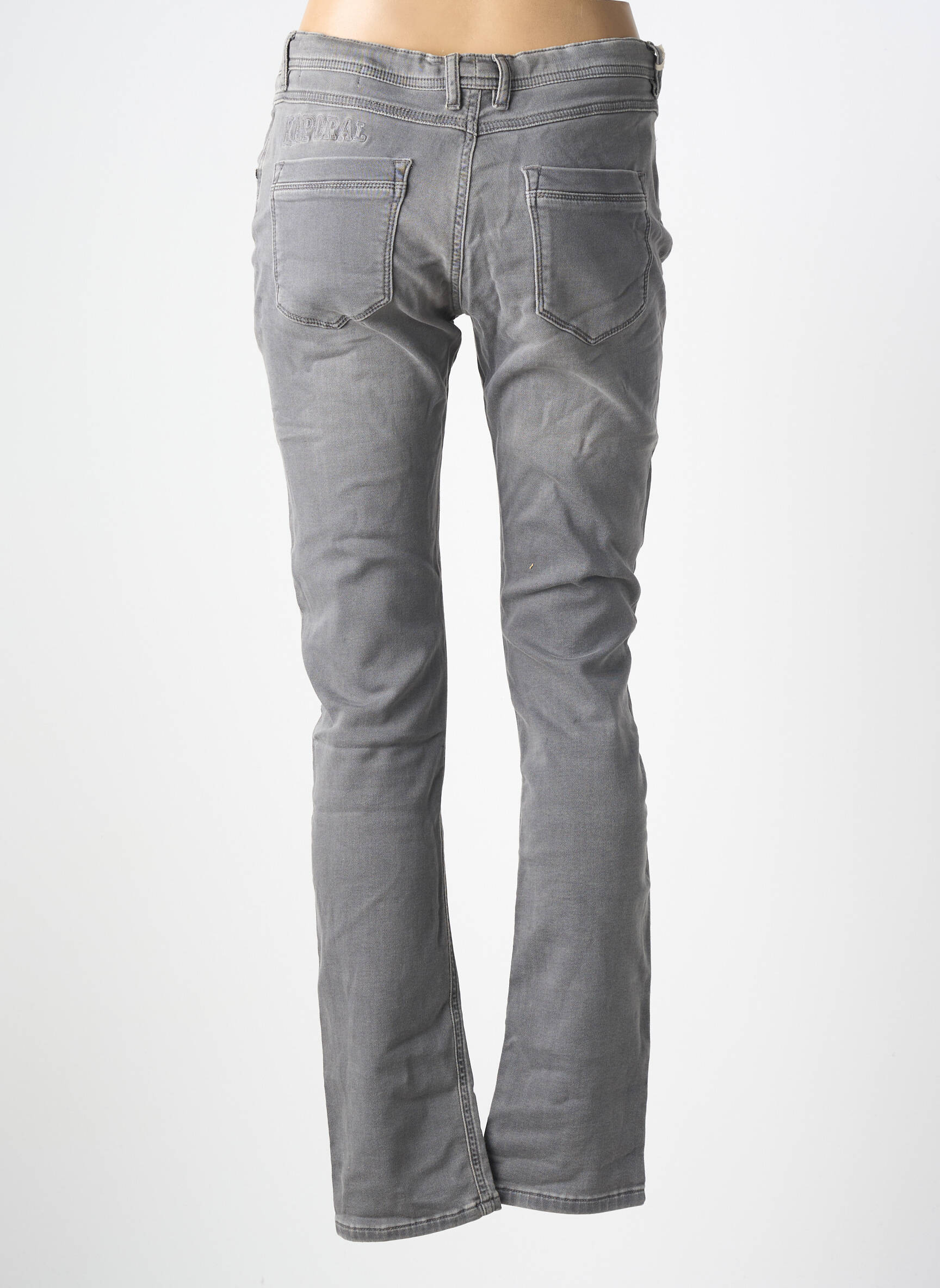 Jeans coupe slim stretch gris KAPORAL garçon