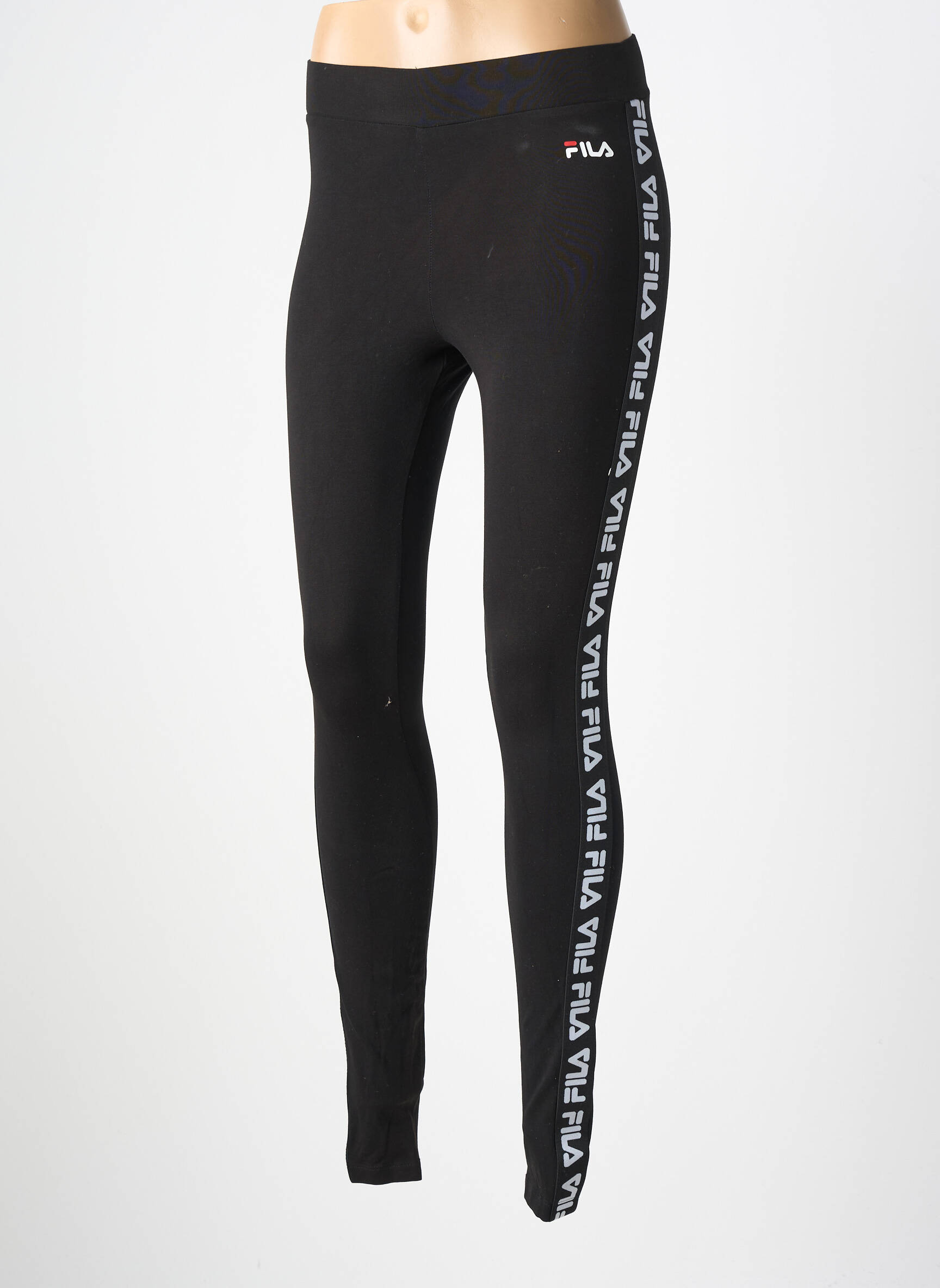 Legging tissage jersey taille normale noir FILA femme