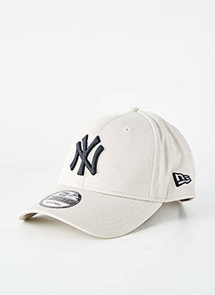 Casquette broderie beige NEW ERA homme