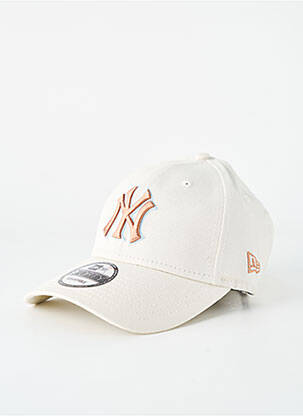 Casquette broderie beige NEW ERA homme