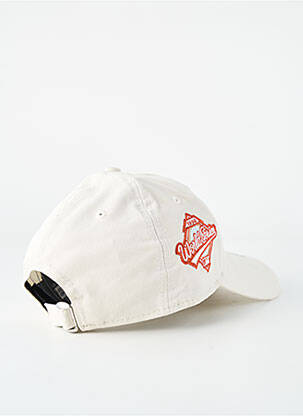 Casquette broderie beige NEW ERA homme