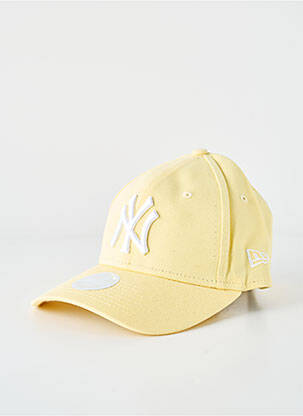 Casquette broderie jaune NEW ERA homme