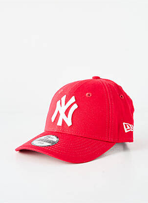 Casquette broderie rouge NEW ERA homme