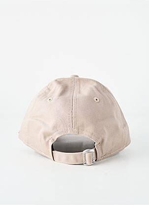 Casquette broderie beige NEW ERA homme