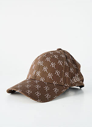 Casquette oeillets d'aération marron NEW ERA homme