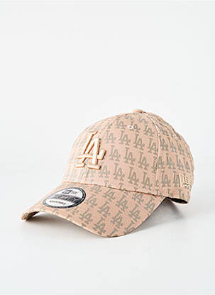 Casquette broderie marron NEW ERA homme