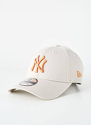Casquette broderie beige NEW ERA homme