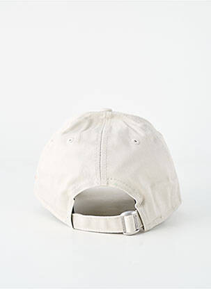Casquette broderie beige NEW ERA homme