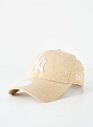 Casquette broderie beige NEW ERA homme