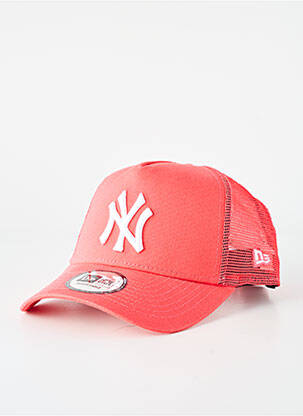 Casquette tissage popeline rose NEW ERA homme