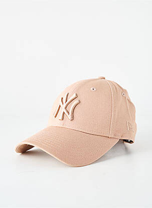 Casquette broderie marron NEW ERA homme