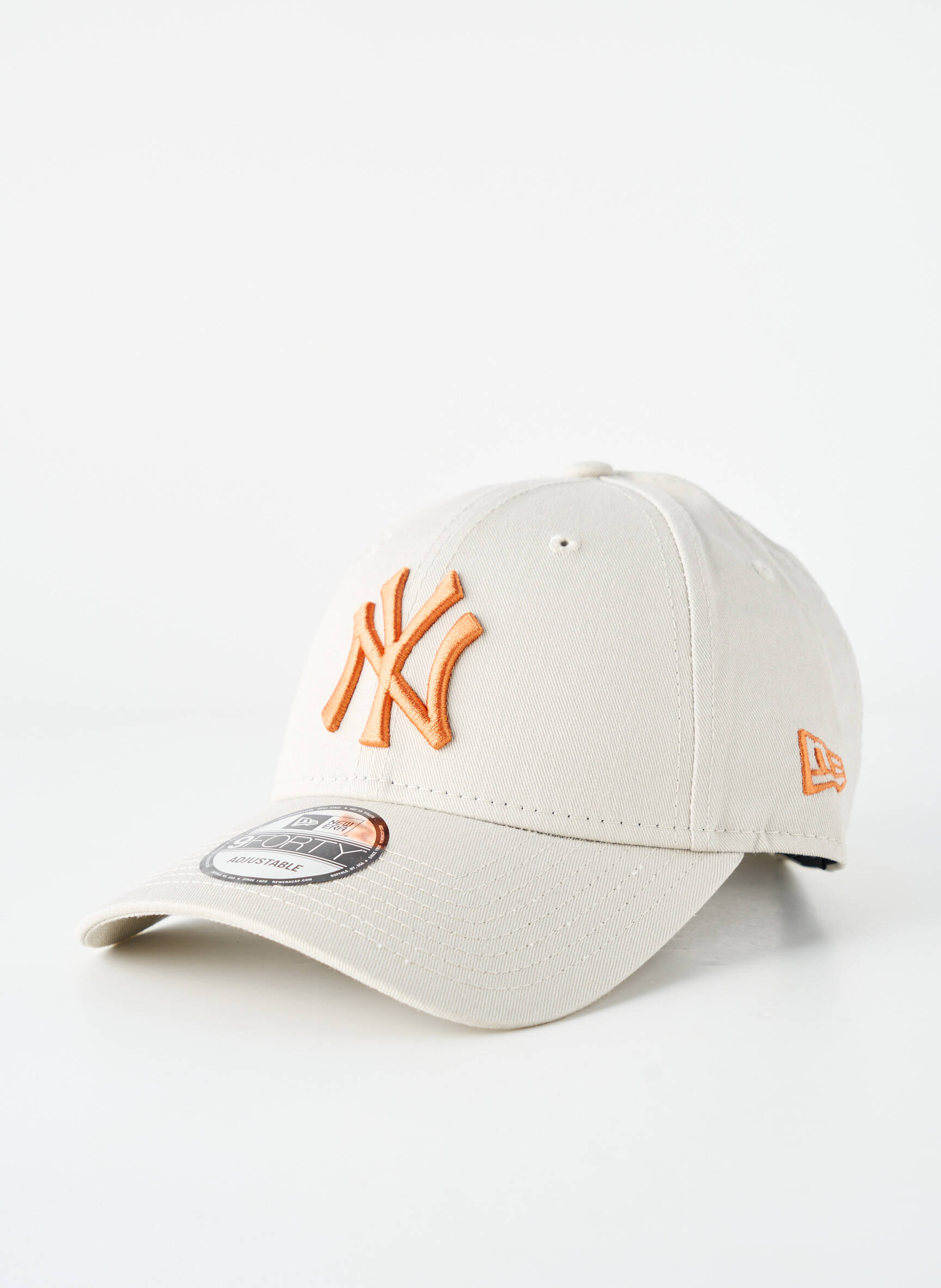 Casquette broderie beige NEW ERA homme