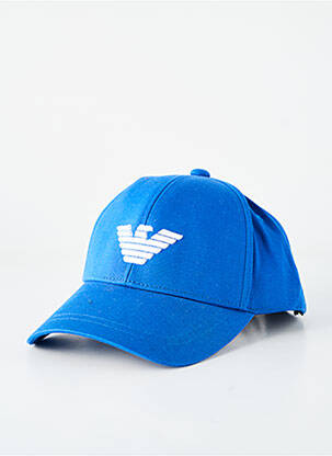Casquette broderie bleu EMPORIO ARMANI homme