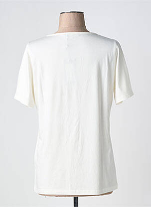 T-shirt stretch manches courtes blanc TELMAIL femme