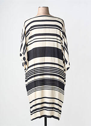 Robe mi-longue sans manche sans manche noir G!OZE femme