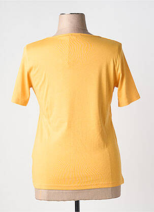 T-shirt stretch manches courtes jaune TELMAIL femme
