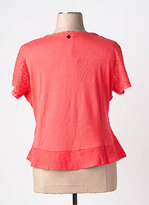 Top manches courtes manches courtes orange MALOKA femme