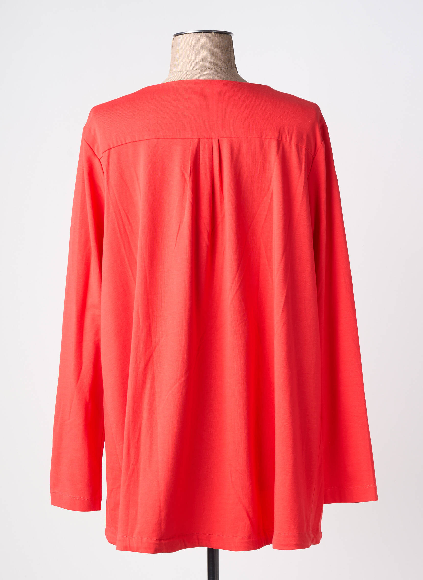 Gilet manches longues col rond orange MES SOEURS ET MOI femme