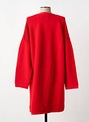 Gilet manches longues stretch rouge MASAI femme