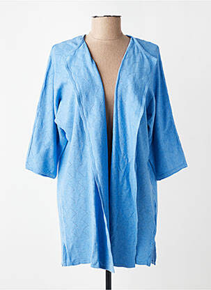 Gilet manches longues manches 3/4 bleu MASAI femme