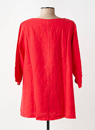 Gilet manches longues manches 3/4 rouge G!OZE femme