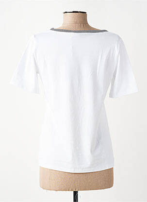 T-shirt imprimé fantaisie manches courtes blanc TELMAIL femme