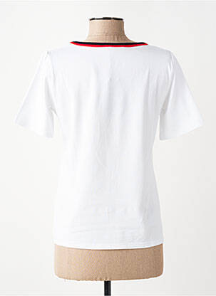T-shirt stretch manches courtes blanc TELMAIL femme