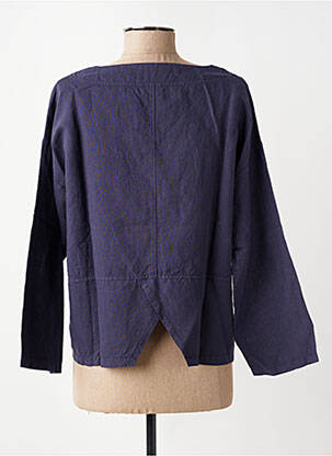 Veste casual col rond bleu G!OZE femme