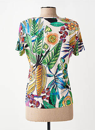 T-shirt imprimé fantaisie manches courtes vert TELMAIL femme