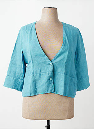 Veste casual coupe droite bleu MES SOEURS ET MOI femme