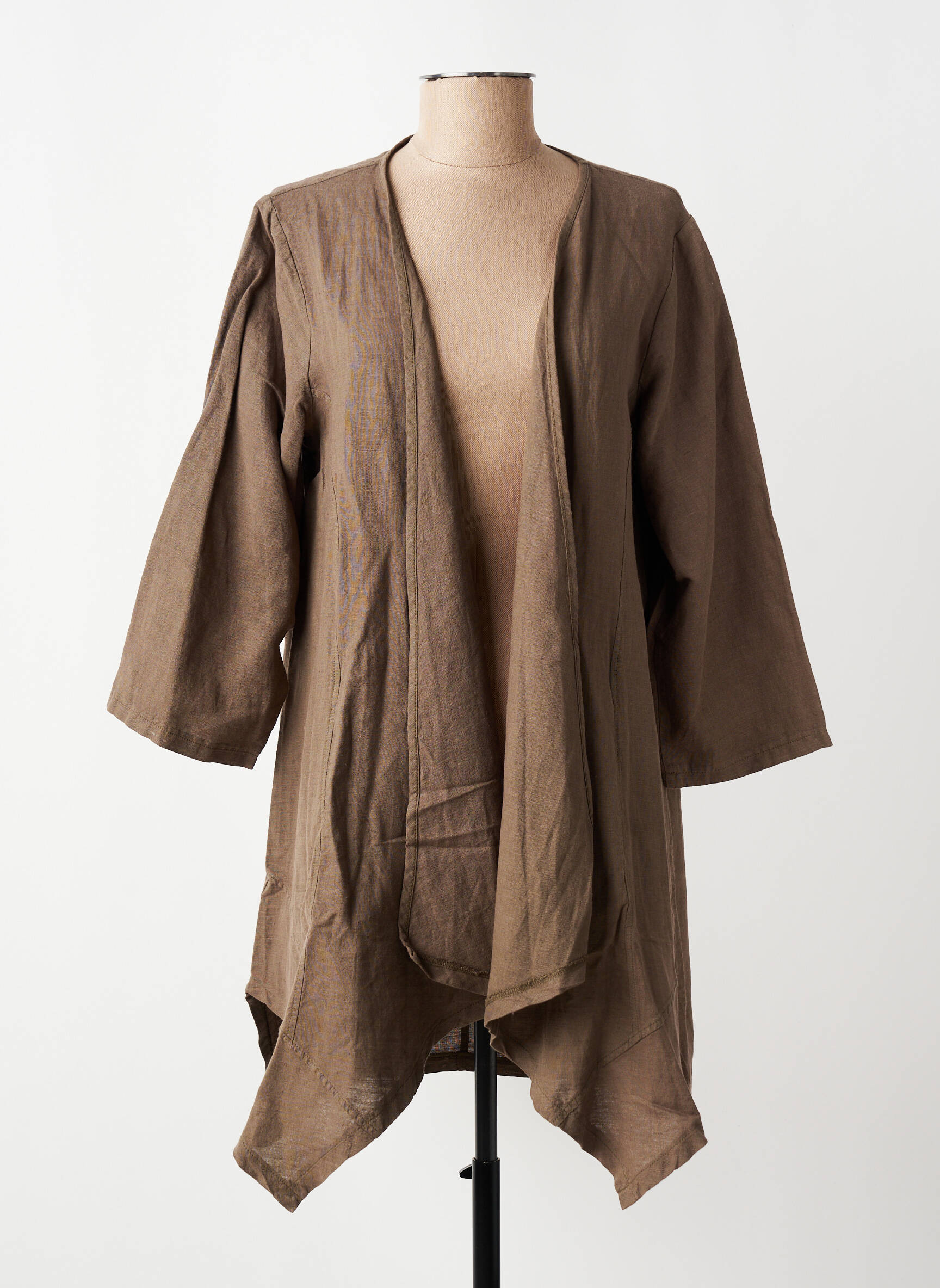 Gilet manches longues manches 3/4 vert G!OZE femme