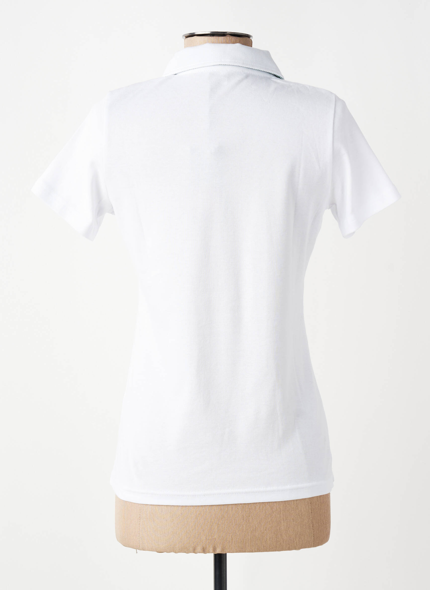 T-shirt stretch manches courtes blanc TELMAIL femme